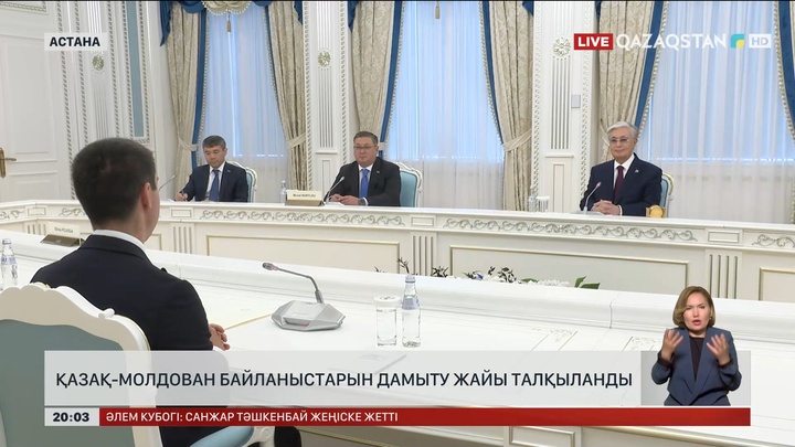 Президент Молдова Премьер-министрінің орынбасары әрі сыртқы істер министрі Михай Попшойды қабылдады