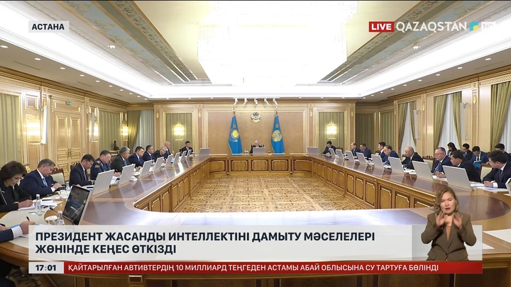 Президент ЖИ дамыту жөнінде кеңес өткізді
