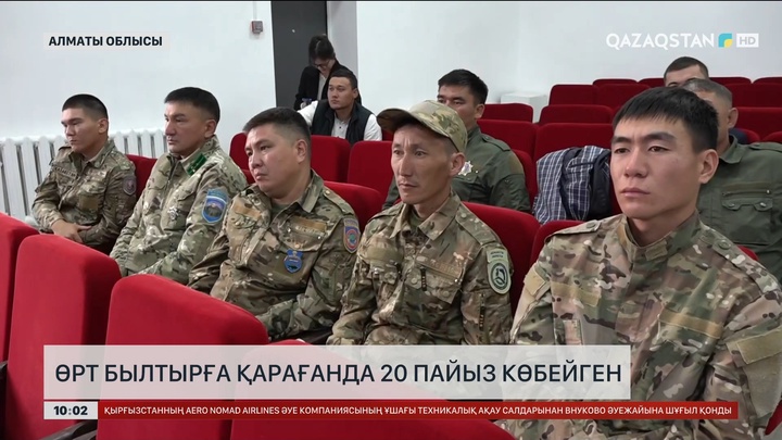 Елімізде өрт былтырғыға қарағанда 20 пайыз көбейген