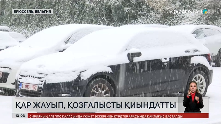 Еуропадағы қалың қар халықты әбігерге түсірді
