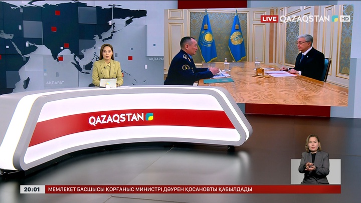 Президент Қорғаныс министрін қабылдады