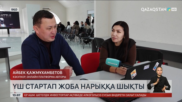 БҚО-да ЖИ-ге негізделген үш стартап жоба нарыққа шықты