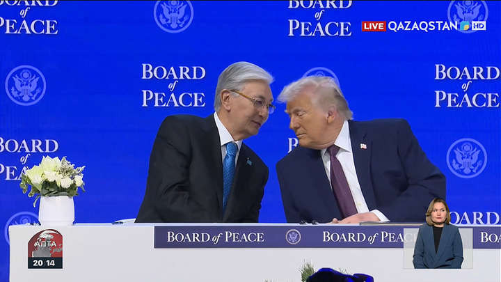 Қ. Тоқаев Д. Трамптың бастамасымен құрылған Бейбітшілік кеңесінің Жарғысына қол қойды