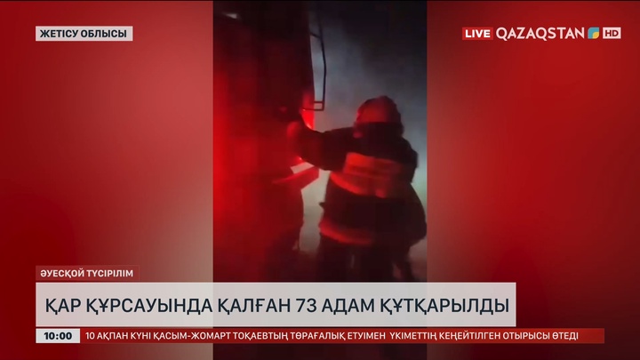  Жетісу облысында қар құрсауында қалған 73 адам құтқарылды