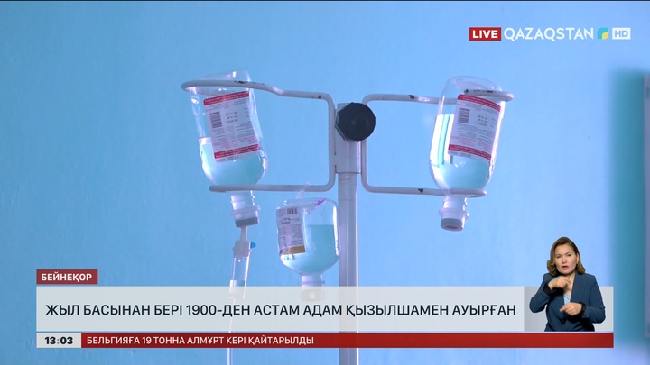 Жыл басынан бері 1900-ден астам адам қызылшамен ауырған