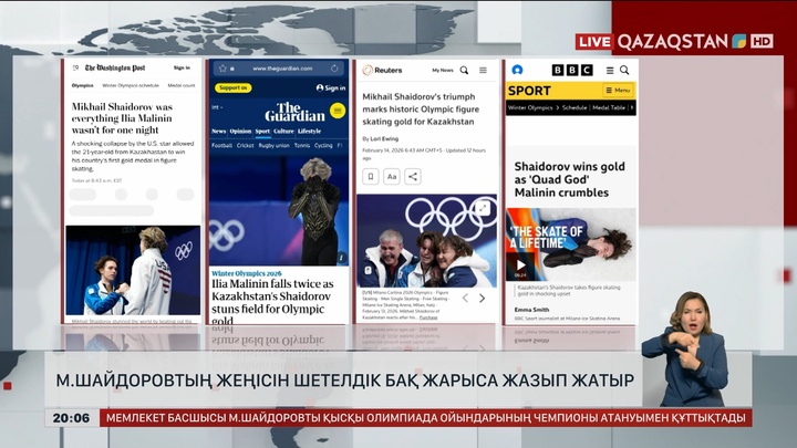 Шайдоровтың жеңісін шетелдік БАҚ жарыса жазып жатыр