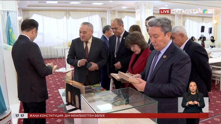 Ш.Сарыбаевтың еңбектері жиналған кітаптар таныстырылды