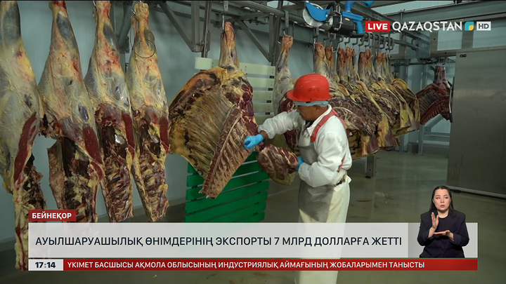 Ауыл шаруашылық өнімдерінің экспорты $7 миллиардқа жетті