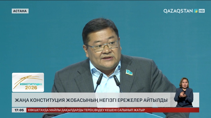 Конституция жобасындағы негізгі ережелер айтылды