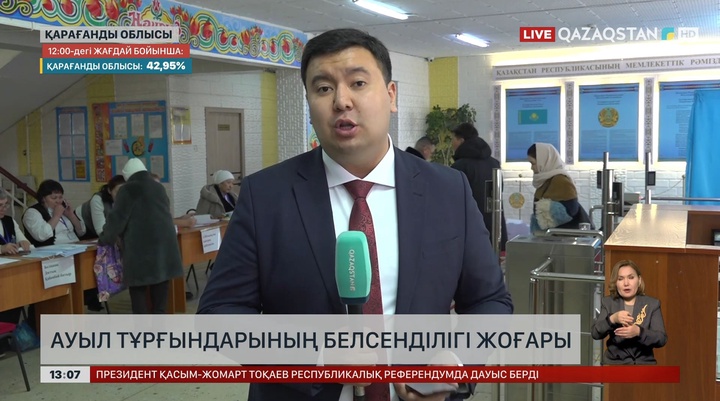 Қарағанды облысының ауылдары белсенді