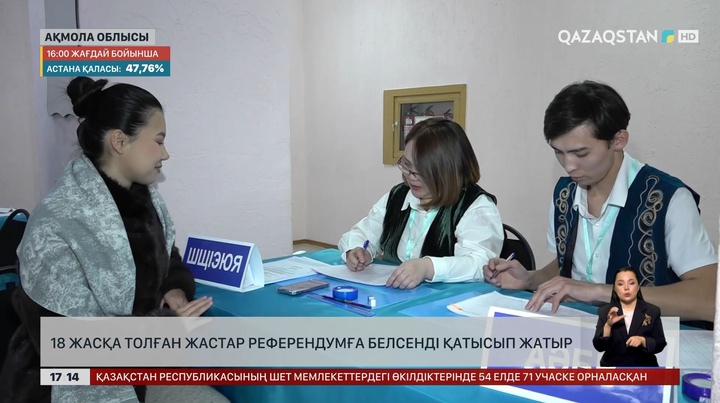 Ақмола облысында 18-ге толған азаматтар саяси науқанға араласа бастады