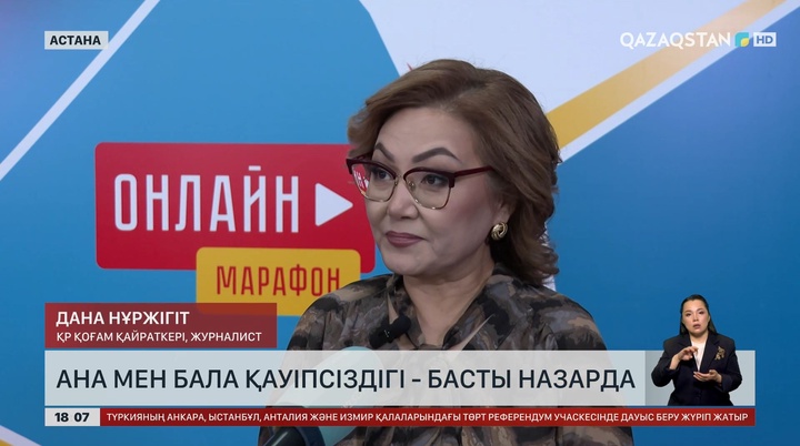 Ана мен бала қауіпсіздігі - басты назарда 