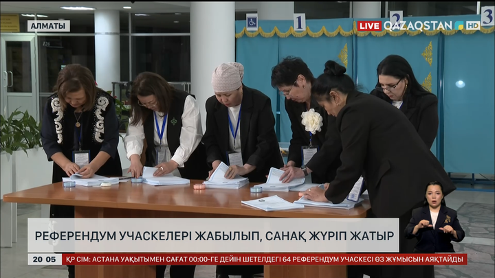 Алматыдағы референдум учаскелерінің бәрі жұмысын тоқтатты