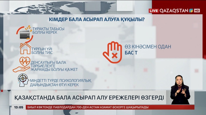 Бала асырап алу ережелері өзгерді