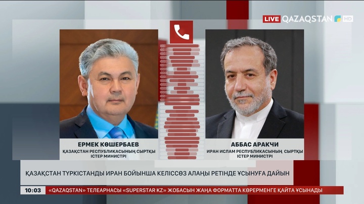 СІМ: Қазақстан Түркістанды Иран бойынша келіссөз алаңы ретінде ұсынуға дайын 