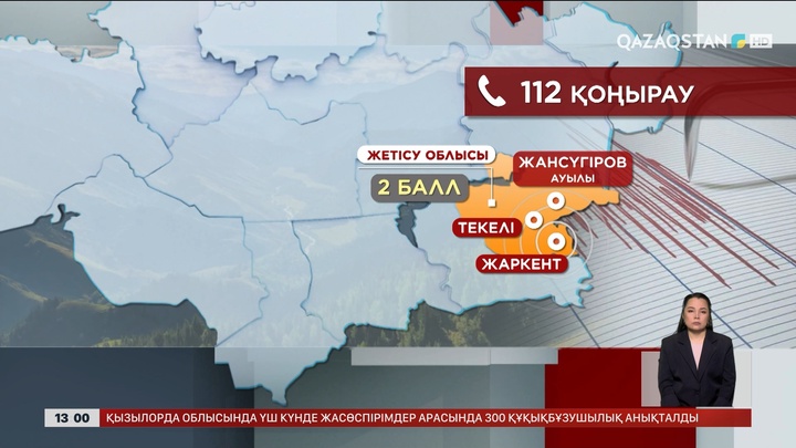 Жетісу облысында тағы жер сілкінді