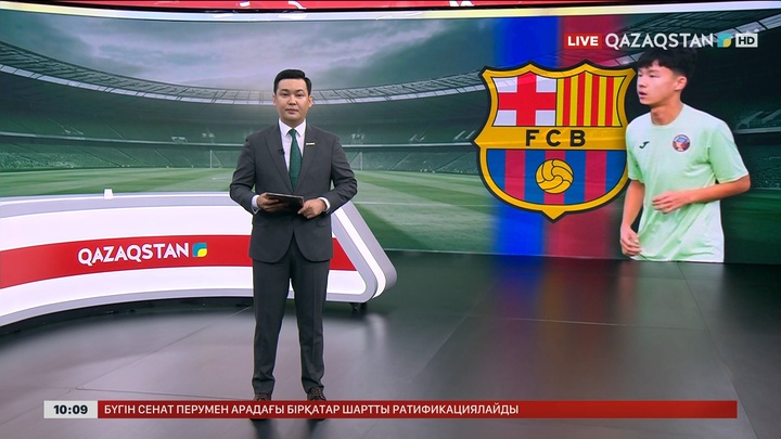 «Барселона» тарихындағы тұңғыш қазақ баласы 