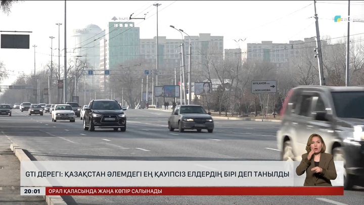 GTI дерегі: Қазақстан әлемдегі ең қауіпсіз елдердің бірі деп танылды