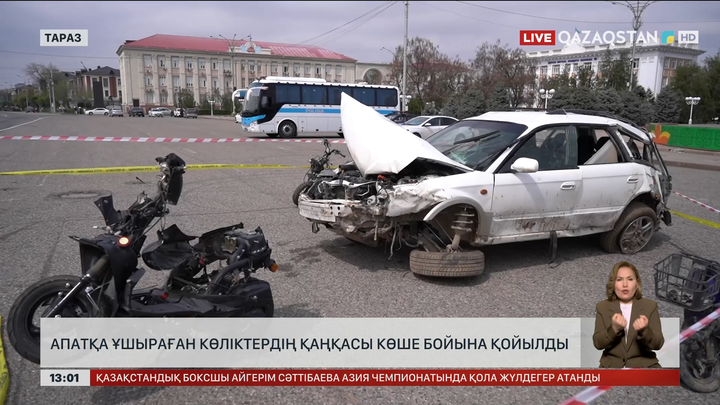 Тараз көшелеріне көлік қаңқалары қойыла бастады