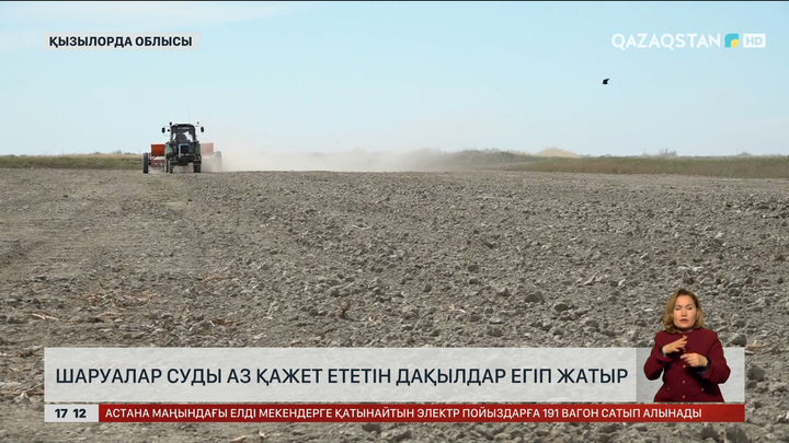 Қармақшы ауданының диқандары су көп ішпейтін дақылдарды еге бастады