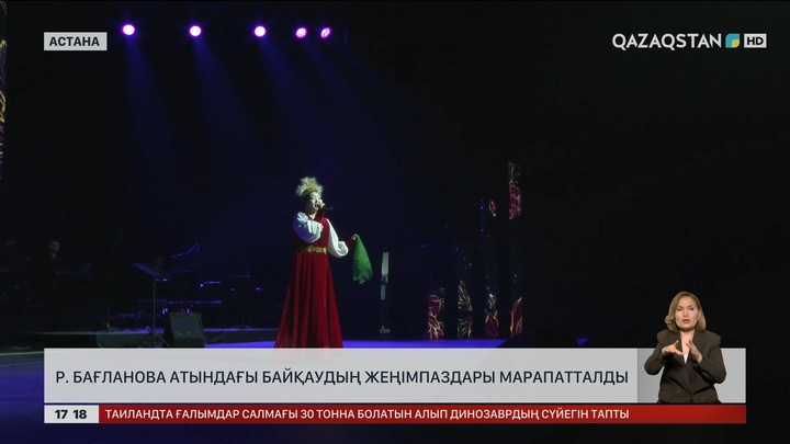 Р.Бағланова атындағы байқаудың жеңімпаздары марапатталды
