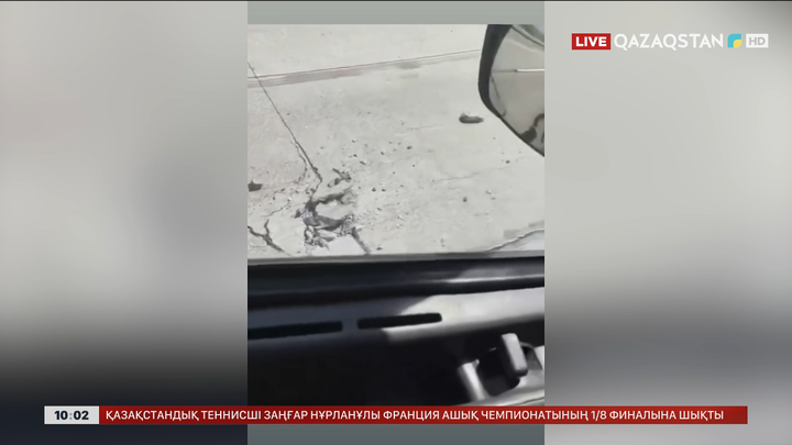 Астана-Павлодар ақылы жолында бетон жабыны көтеріліп кетті