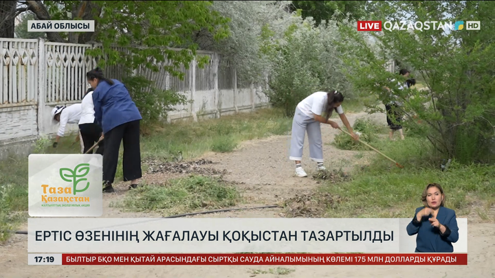 Курчатовтықтар Ертіс жағасын тазалады
