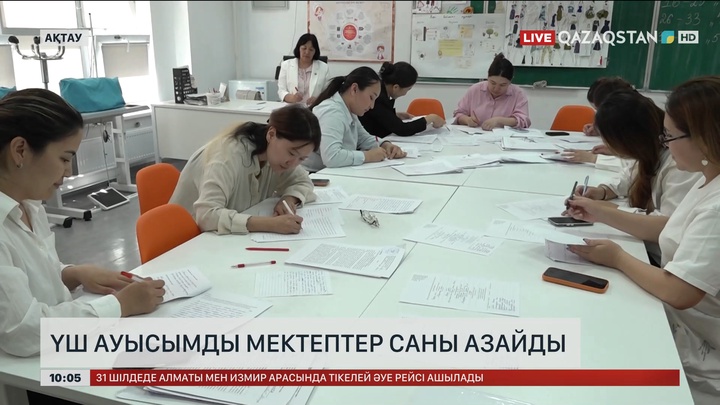 Маңғыстауда үш ауысымды мектептер саны азайды 