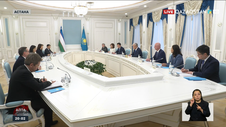 Бүгін Қасым-Жомарт Тоқаев Өзбекстан Президенті Әкімшілігінің басшысы Саида Мирзиёеваны қабылдады