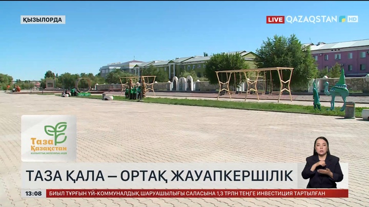 Қызылорда жастары «Сыр сүлейлері» аллеясын тазалады
