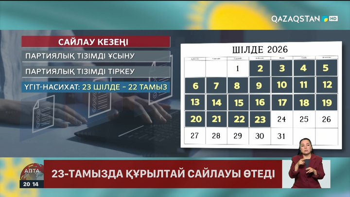 Құрылтай сайлауына партиялар кандидаттар тізімін бекіте бастады