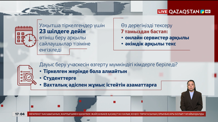 Сайлаушылардың тізімін жергілікті атқарушы орган жасайды