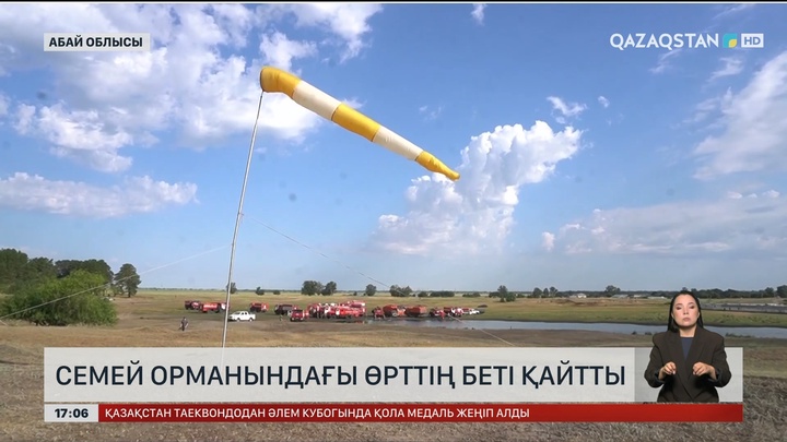 Семей орманындағы өрттің беті қайтты