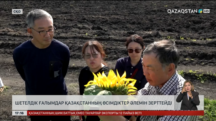 Жапондар Қазақстан өсімдіктерін зерттеп жүр