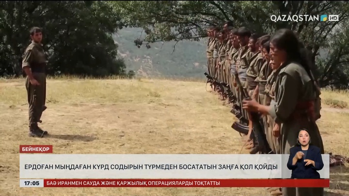 Түркия президенті күрд содырларына рақымшылық берді 