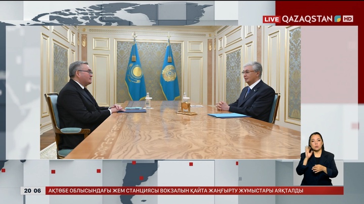 Мемлекет басшысы Сыртқы істер министрі Мұхтар Тілеубердіні қабылдады