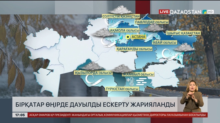Еліміздің бірнеше өңірінде күн күрт бұзылады