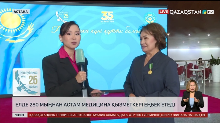 Елде 280 мыңнан астам медицина қызметкері еңбек етеді