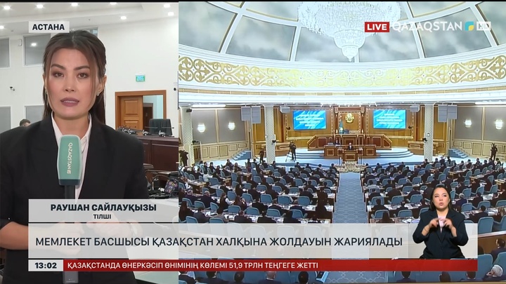 Мемлекет басшысы Қазақстан халқына Жолдауын жариялады