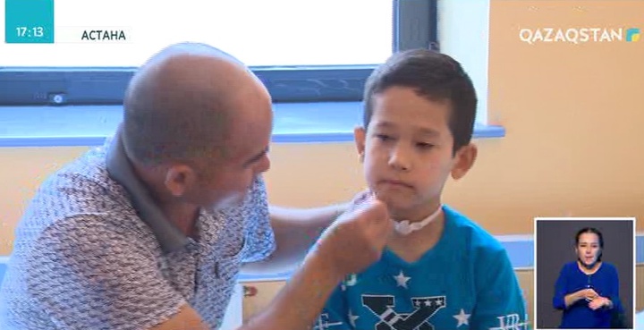 «Ана мен бала» орталығында көмей тарылуы ауруы бойынша 19 балаға операция жасалады