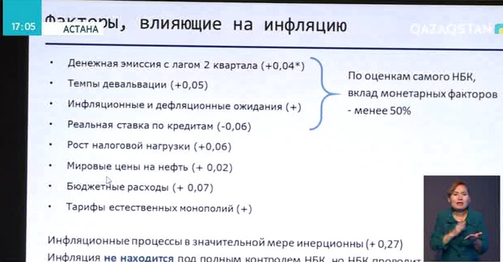 Еліміздің Ұлттық банкінің инфляциялық таргеттеу саясаты талқыланды