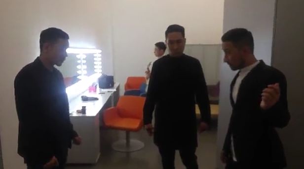 «Ринго» тобы «Түнгі студияға» келді. Эфир сыртындағы сәттер (ВИДЕО)