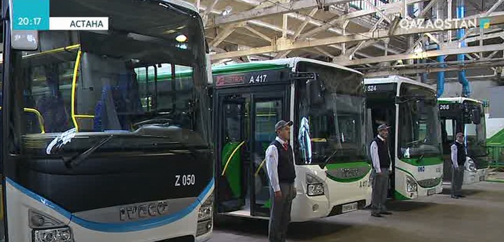 Елорда автобустары қатал қысқа дайын