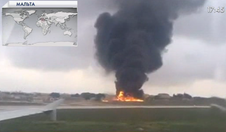 Мальтада ұшақ құлап, 5 адам қаза тапты