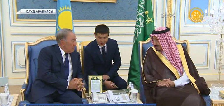 Мемлекет басшысы  Сауд Арабиясы Королімен кездесті