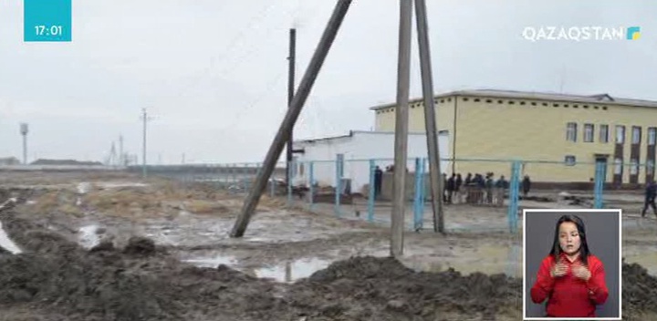 Қызылорда облысының Аранды ауылындағы мектептің ауласын су алды