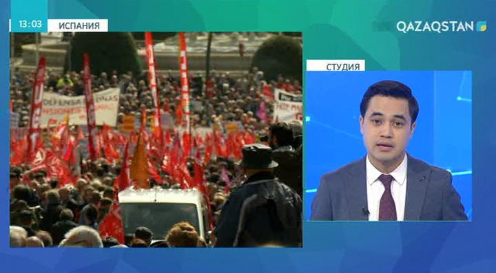 Испанияда зейнеткерлер шеруге шықты
