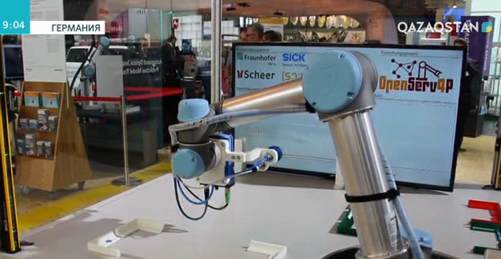 Германияның Ганновер қаласында ең ірі өндірістік жәрмеңке өтуде