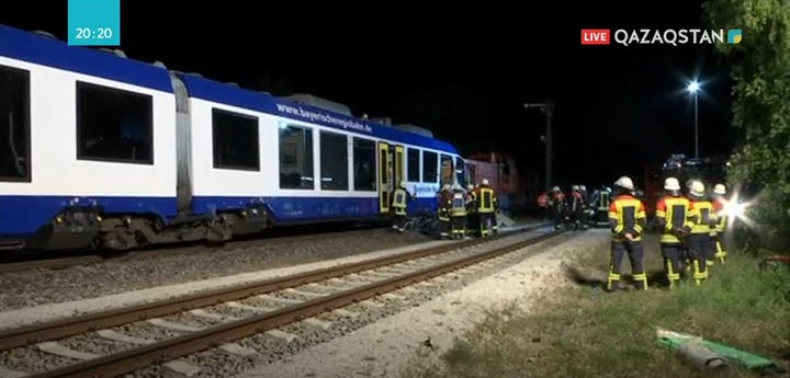 Германияның Айхах қаласында пойыздардың соққысынан 2 адам қаза тапты