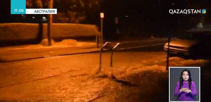 Австралияда су тасқыны жүріп, қар жауды